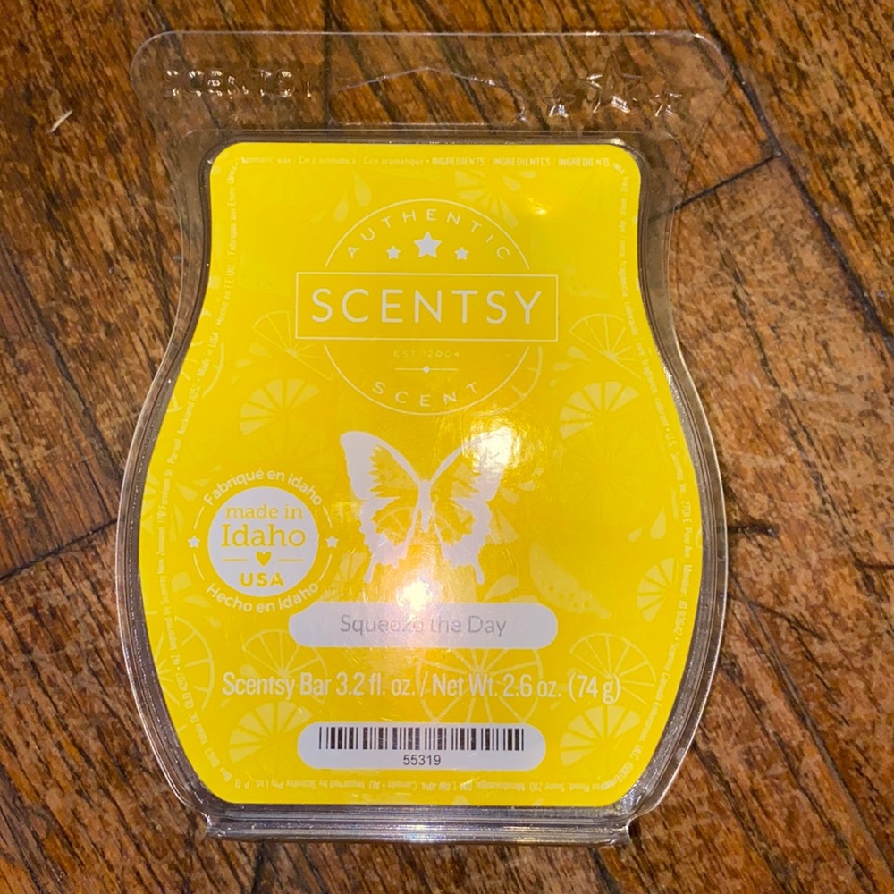 Squeeze the day Scentsy bar